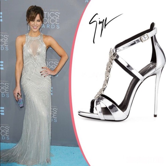 GIUSEPPE ZANOTTI Black 💎 Celebrity Heels - NEW - Picture 7 of 8